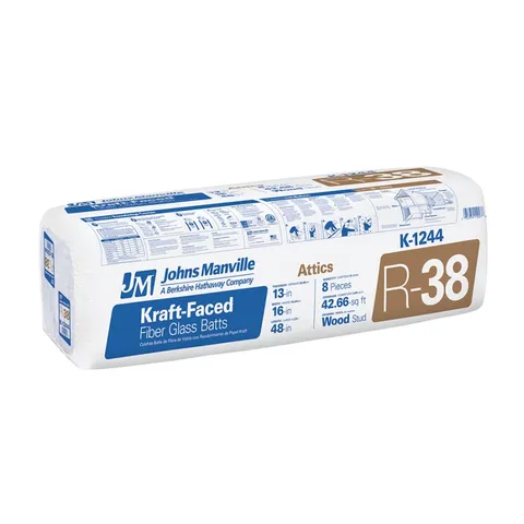 R-38 Kraft/FSK Faced Fiberglass Batt Insulation