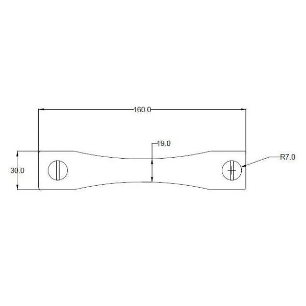 5-1/16 in. (128 mm) Center-to-Center Matte Black Forged Iron Traditional Barn Door Pull, photo 6 of 8