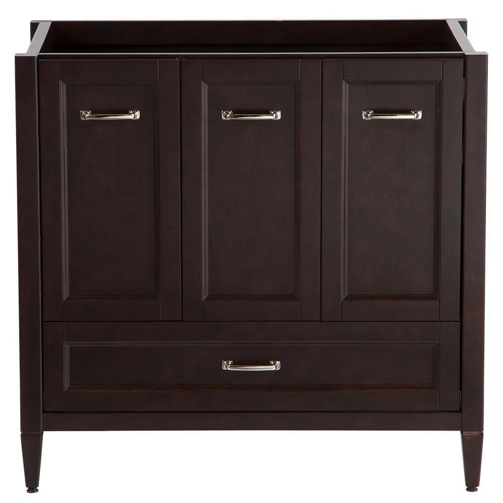 Claxby 48 in. W x 34 in H x 22 in. D Bath Vanity Cabinet Only in Cream, photo 19 of 34