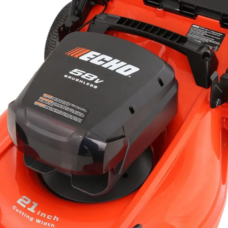 ECHO 21 in. 58-Volt Brushless Lithium-Ion Cordless Battery Walk Behind Push Lawn Mower - 4.0 Ah Battery/Charger Included, photo 8 of 11