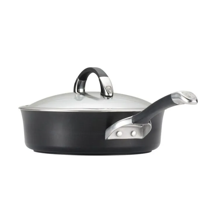 Symmetry 9-Piece Hard-Anodized Aluminum Nonstick Cookware Set in Black, photo 7 of 8