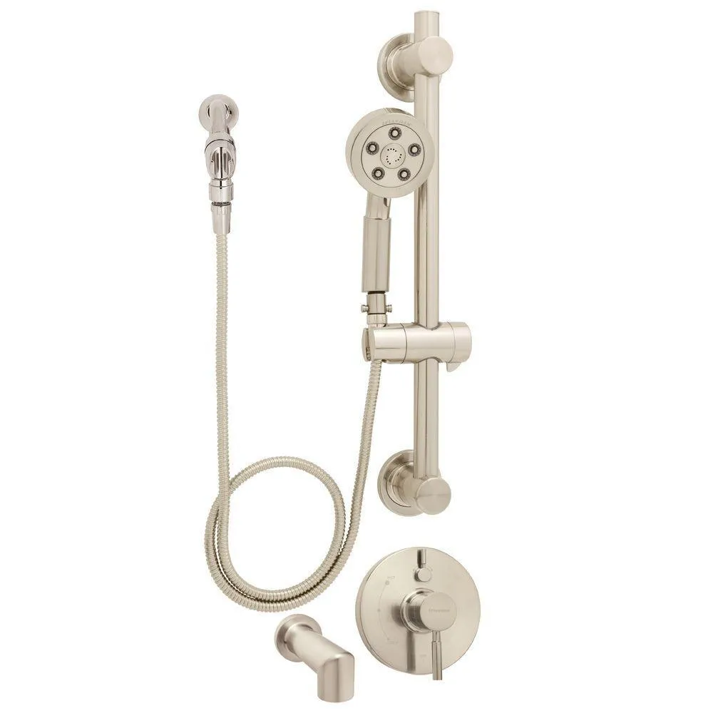 Speakman Neo Anystream 3-Spray Handheld Shower and Tub Combination with Grab Bar in Polished Chrome (Valve Included), photo 2 of 2