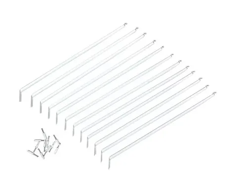 Fixed Mount White Steel 20.25 in. L Standard Support Bracket for 16-in. Deep Wire Shelving