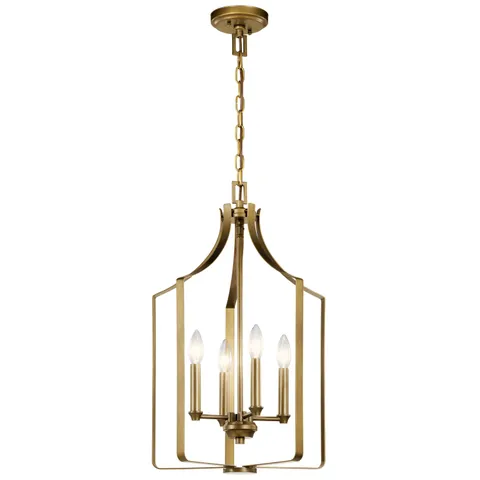 Morrigan Natural Brass Chandelier