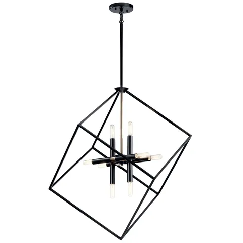 Cartone 8-Light Modern Cage Chandelier