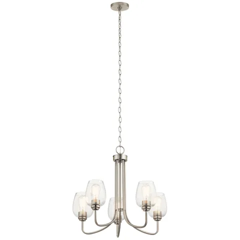 Valserrano 5-Light Brushed Nickel Chandelier