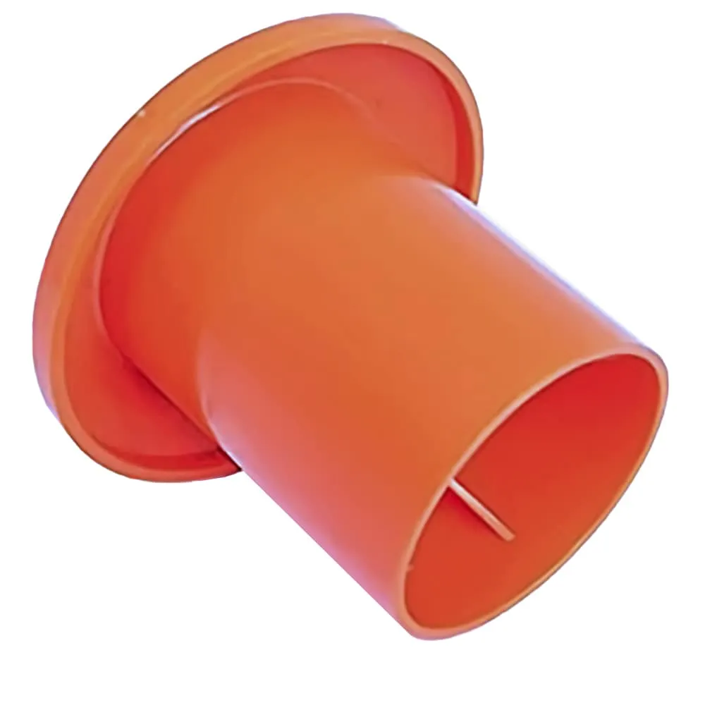 ProWorx Mushroom Rebar Safety Caps, #3 to #8 Rebar, Bright Orange Plastic, 25-Pack, photo 6 of 6