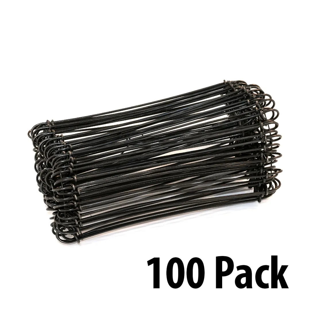 ProWorx 16-Gauge 6 in. Steel Rebar Bar Ties, 100-Count Bag, photo 3 of 6
