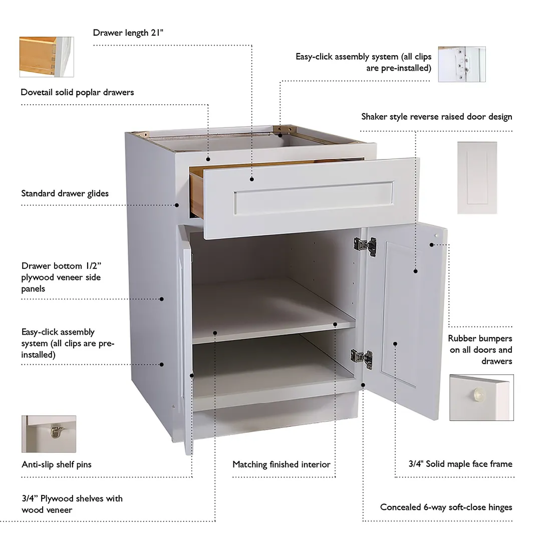 Design House Brookings 36-in W x 34.5-in H x 24-in D Espresso Maple Lazy Susan Corner Base Ready To Assemble Plywood Cabinet (Recessed Panel Shaker Style), photo 7 of 20