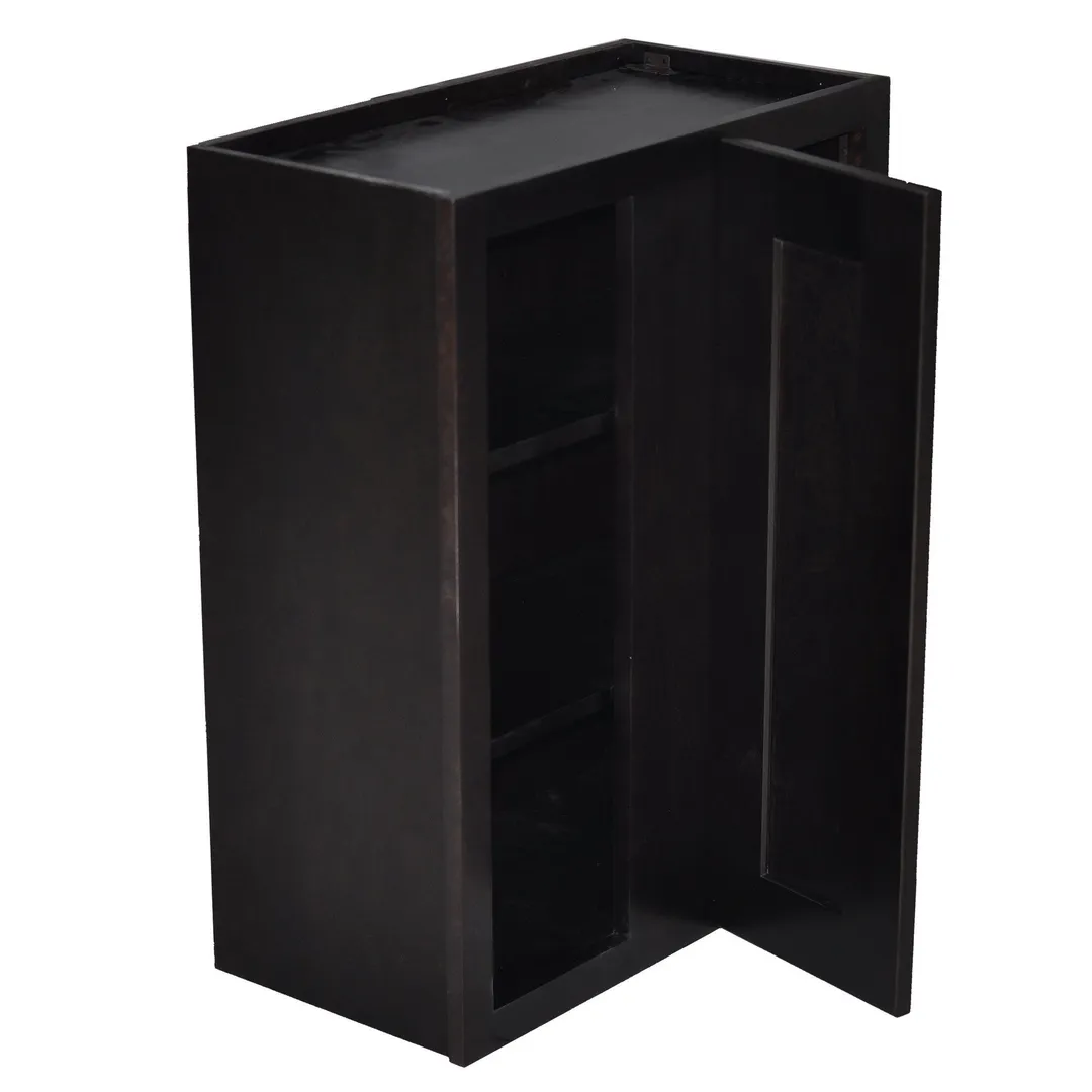 Design House Brookings 24-in W x 36-in H x 12-in D Espresso Maple Blind Corner Wall Ready To Assemble Plywood Cabinet (Recessed Panel Shaker Style), photo 8 of 20