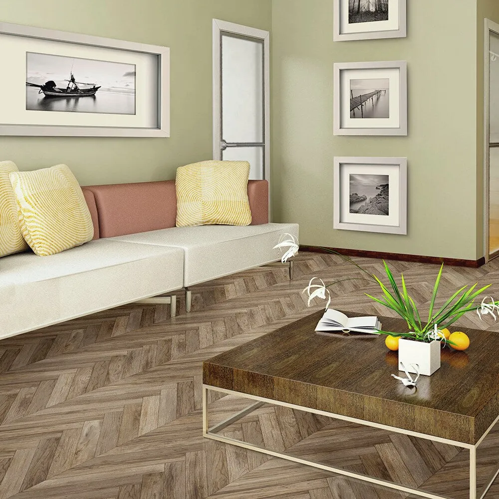 Congoleum AirStep Advantage Wonder 12-ft W x Cut-to-Length Dandelion Puff Wood Look Low-Gloss Sheet Vinyl Flooring, photo 2 of 4