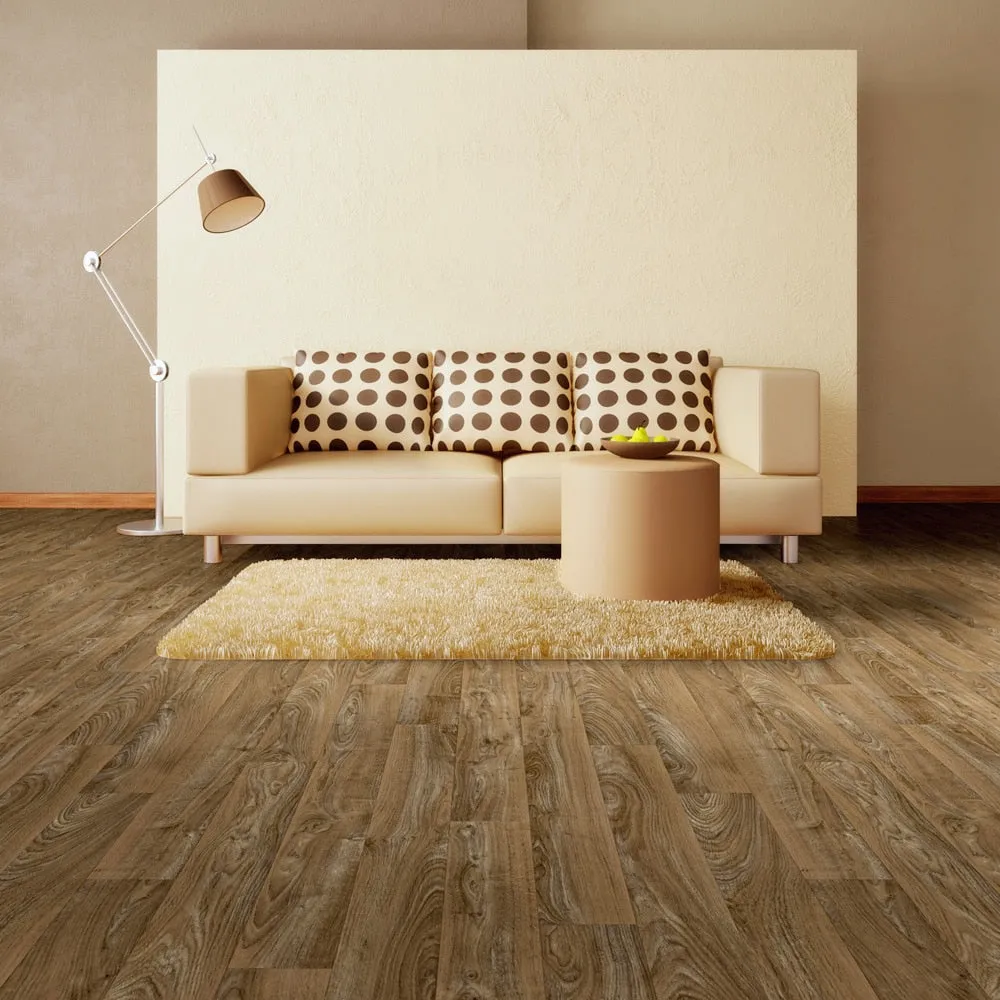Congoleum ArmorCore Pro Wood Ridge 12-ft W Cut-to-Length Mustang Wood Look Low-Gloss Finish Sheet Vinyl, photo 2 of 2