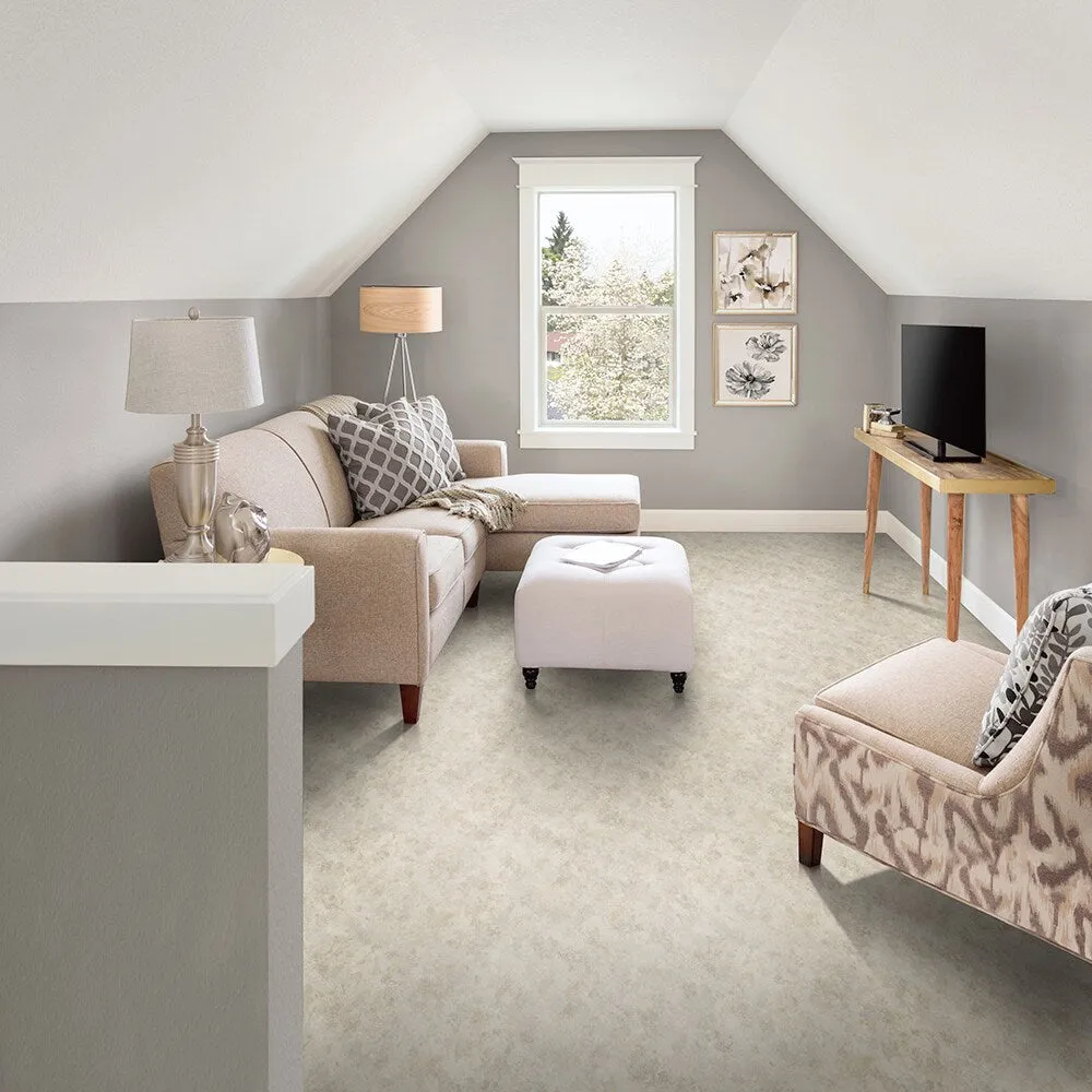 Congoleum ArmorCore Pro Ethereal 12-ft W x Cut-to-Length Pale Moon Stone Look Low-Gloss Finish Sheet Vinyl, photo 2 of 2