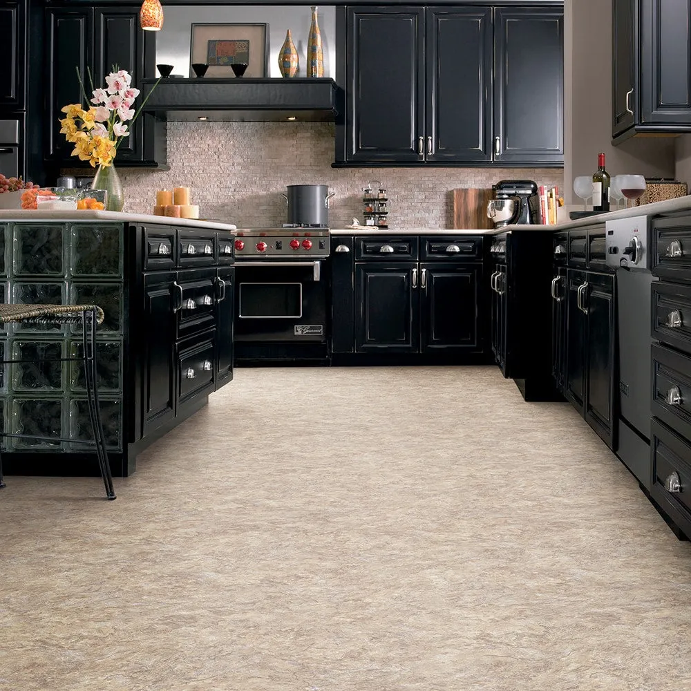 Congoleum AirStep Evolution Fair Wind 12-ft W x Cut-to-Length Spun Gold Stone Look Low-Gloss Finish Sheet Vinyl, photo 2 of 4