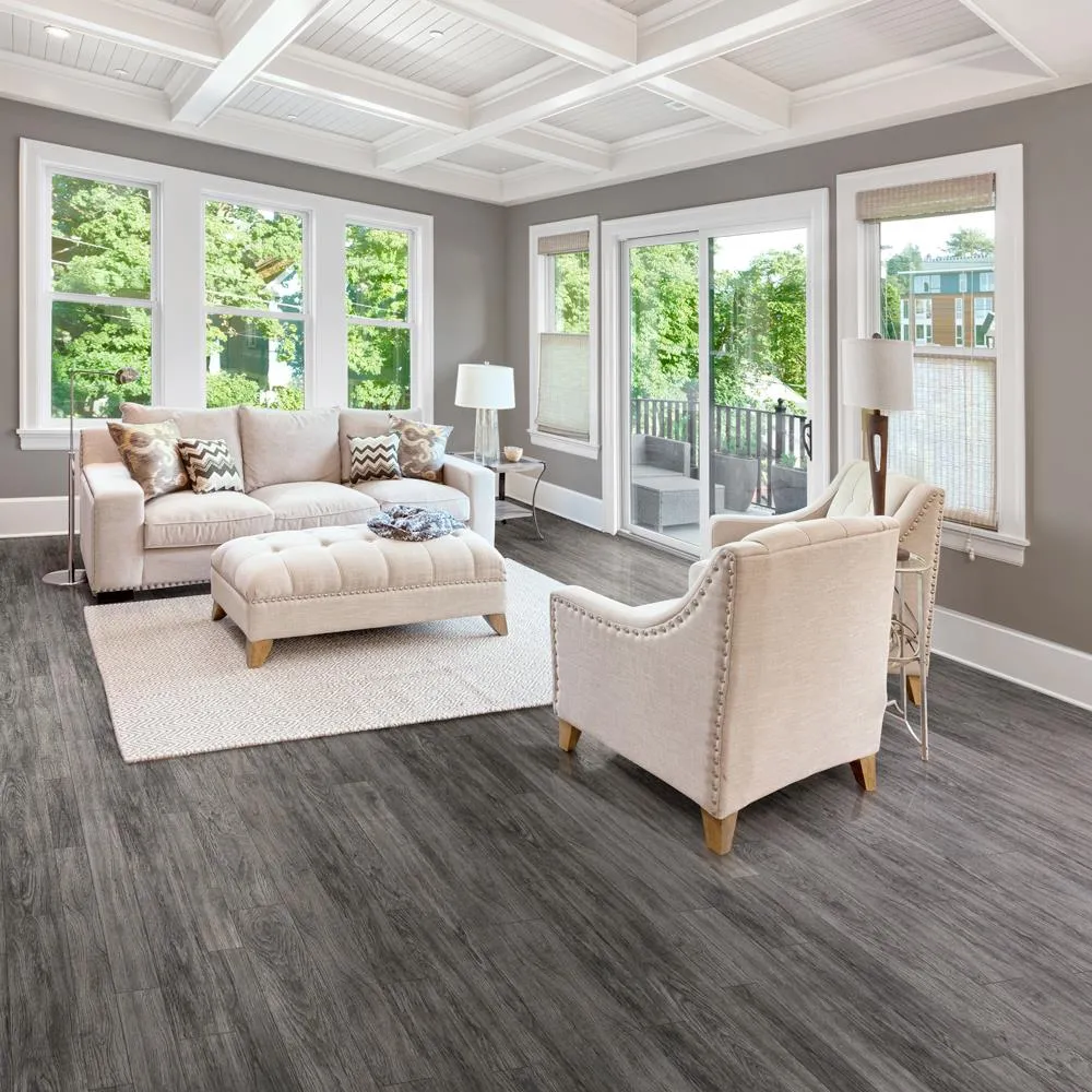 Congoleum ArmorCore LC Around the Block 12-ft W Cut-to-Length Yukon Sky Wood Look Low-Gloss Finish Sheet Vinyl, photo 2 of 2
