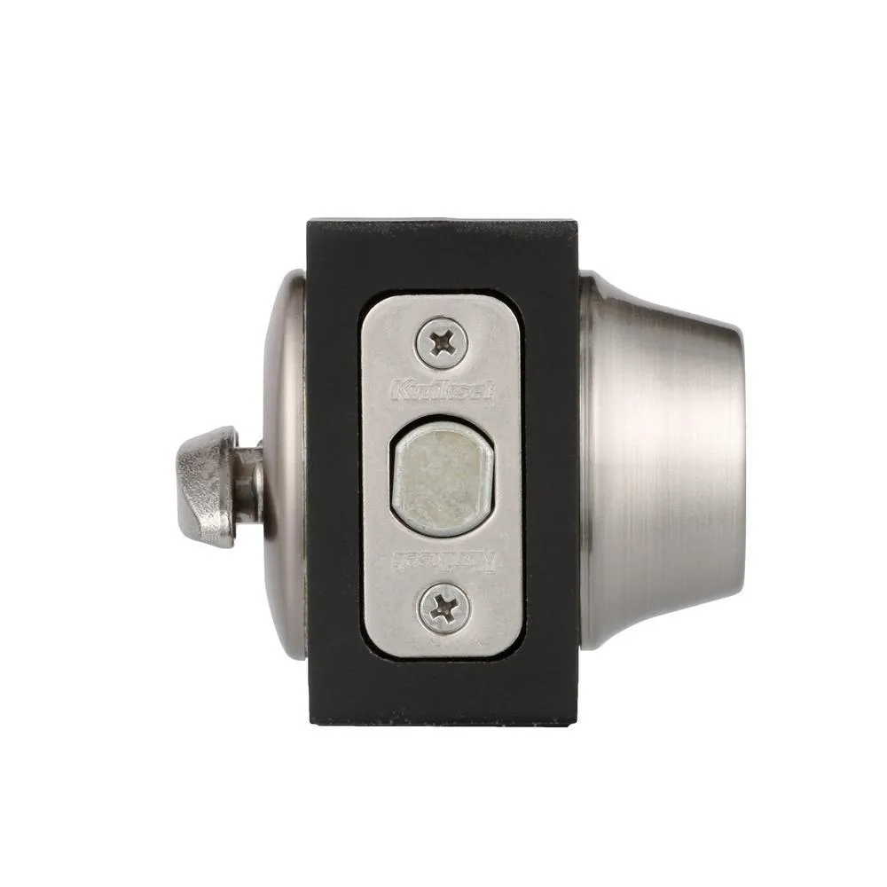 Kwikset 660 Series Satin Nickel Single Cylinder Deadbolt Featuring SmartKey Security with Microban Antimicrobial Technology, photo 8 of 12