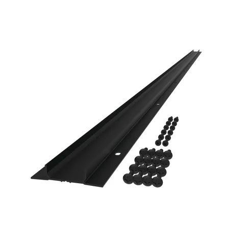 VersaRail Matte Black Aluminum Deck Board Adaptor