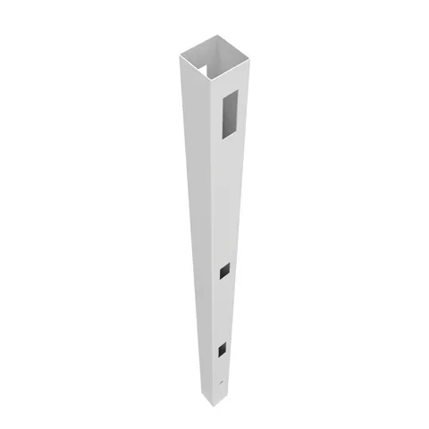 Oakworth White Vinyl Line Fence Post