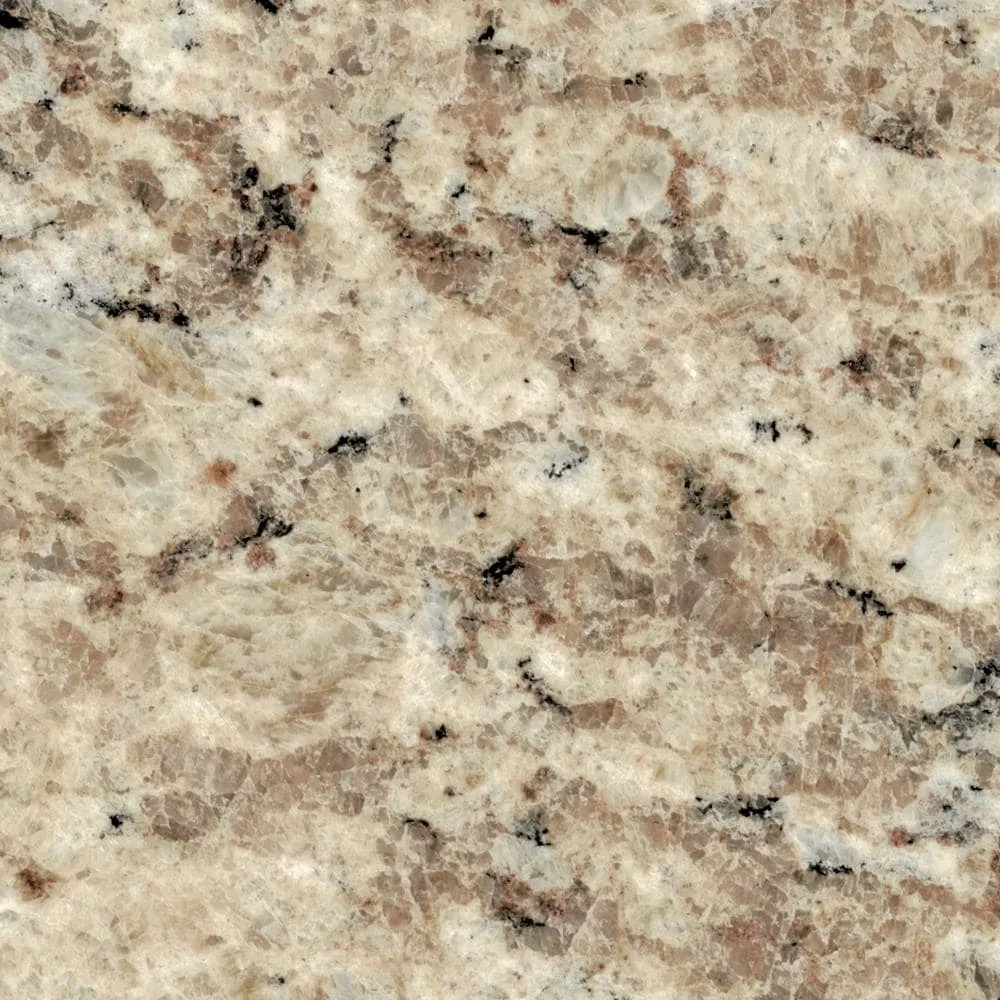 Transolid 49-in Giallo Ornamental Granite Single Sink Bathroom Vanity Top with Backsplash and Undermount Oval Sink, photo 4 of 4