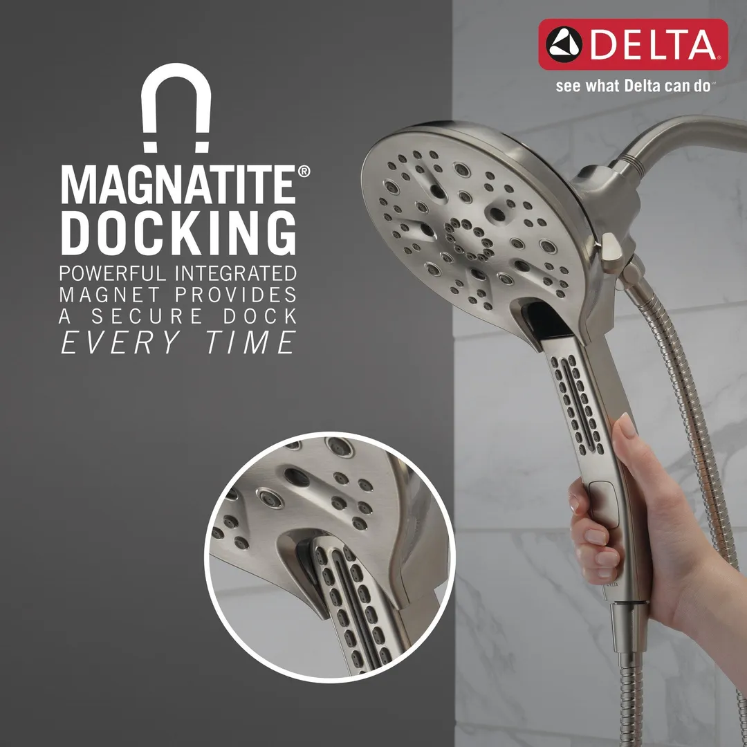 Delta Universal Showering Components Stainless 5-Spray In2ition Dual Shower Head, 1.75 GPM (6.6 LPM), photo 8 of 8