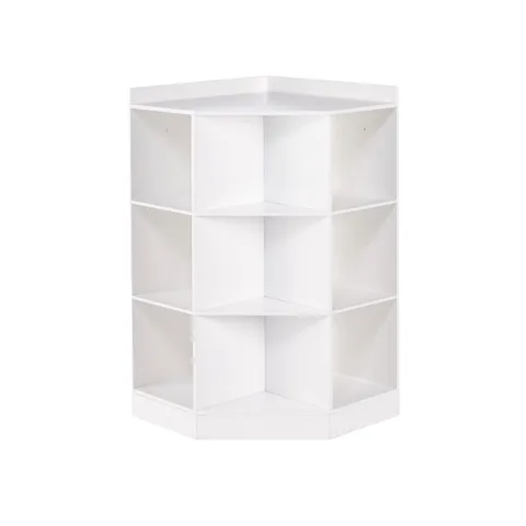 White Kids Corner Bookcase (31.62 × 37.31 × 24 in)