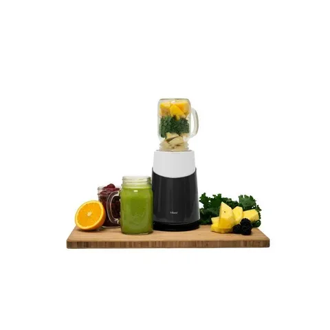 Mason 24 in. Grey Jar Ready Personal Blender 2 with Mason Jar Blending Mug