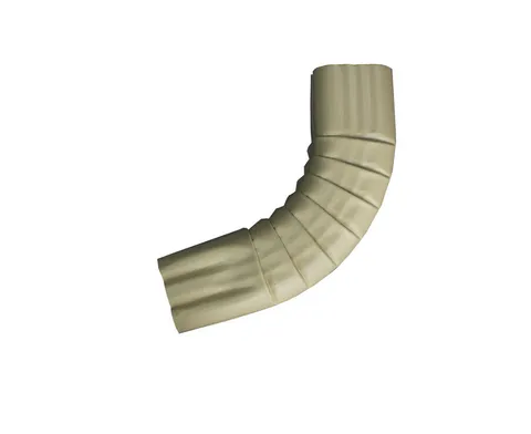 2 × 3 in Aluminum A-Style Downspout Elbow - Victorian Grey
