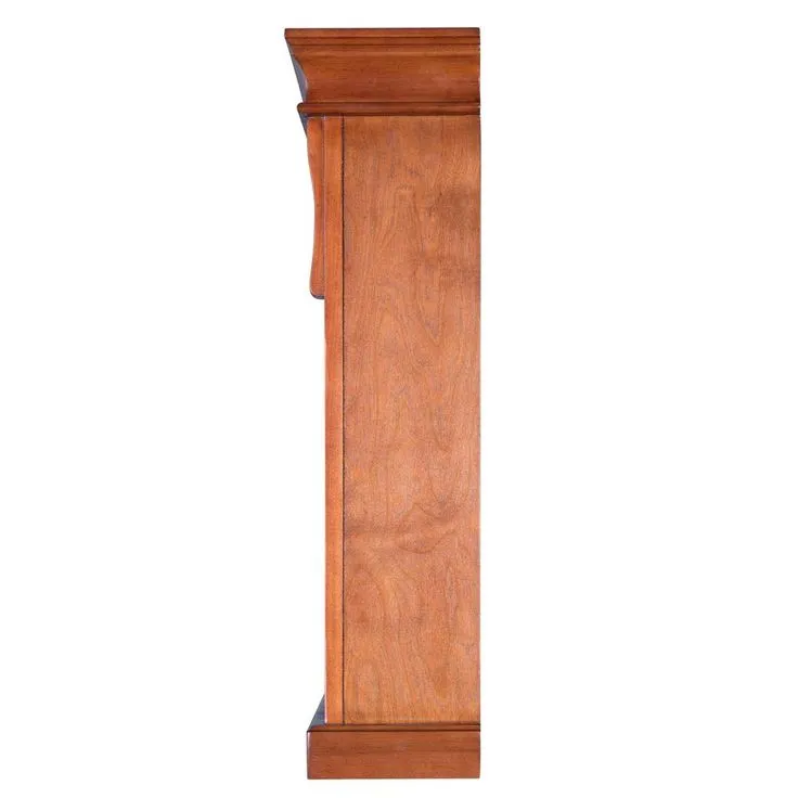 Naples 25 in. W x 31 in. H x 8 in. D Framed Surface-Mount Bathroom Medicine Cabinet in Warm Cinnamon, photo 7 of 9