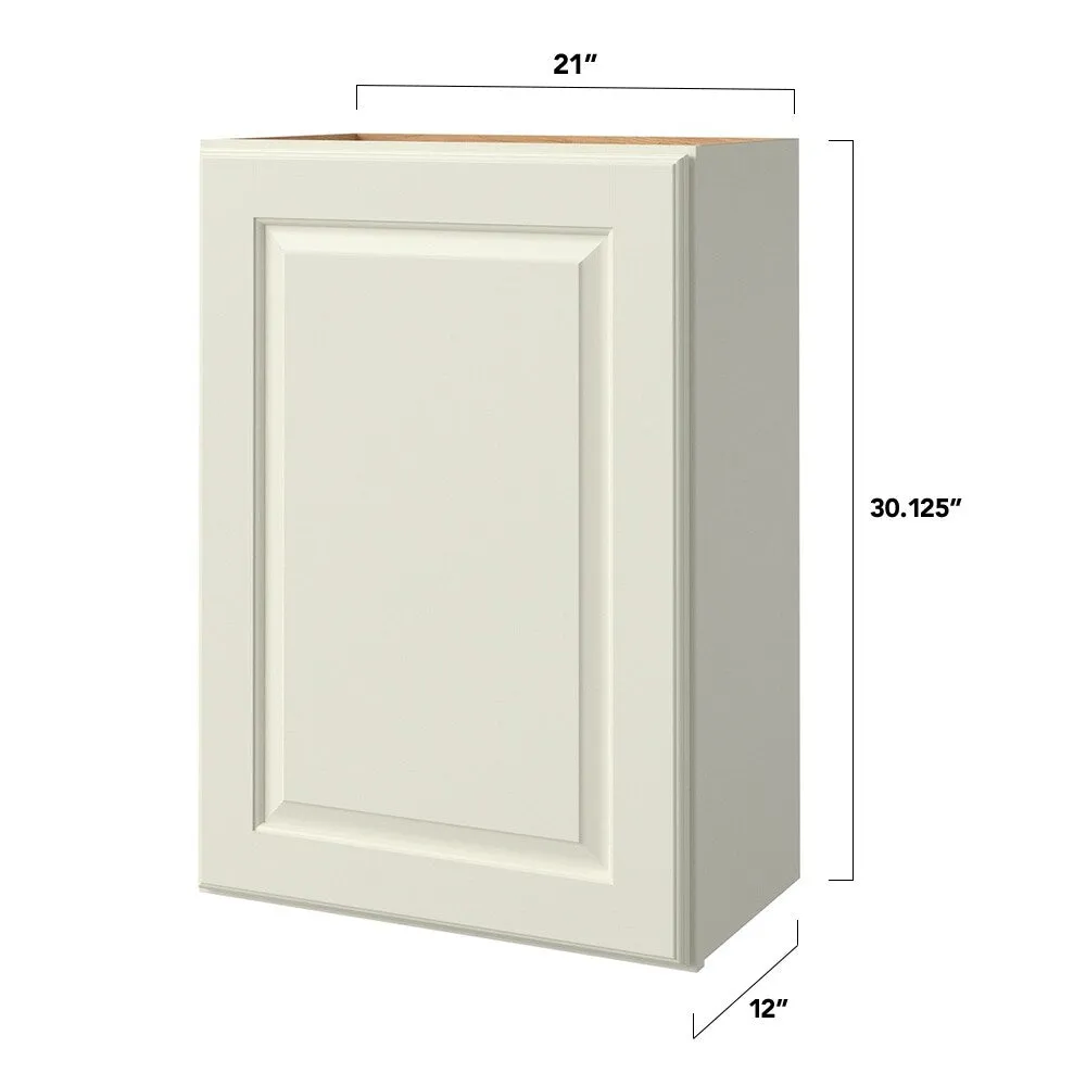 allen + roth Pattingham 21-in W x 30.125-in H x 12-in D Harbor Wall Fully Assembled Cabinet (Raised Panel Square Door Style), photo 5 of 15