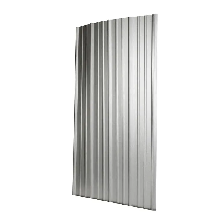 Metal Sales 3-ft x 8-ft Ribbed Silver Steel Roof Panel, photo 2 of 2