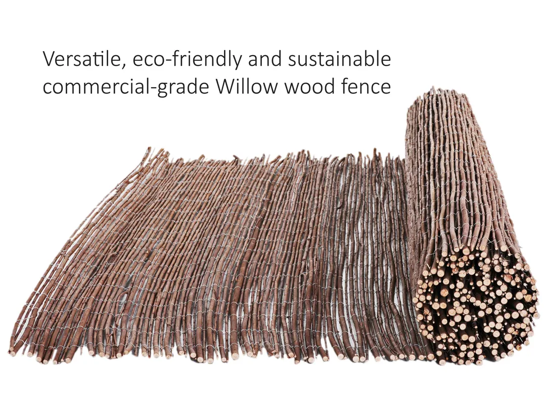 Backyard X-Scapes 16-ft x 6-ft 0.75-Gauge Brown Wood Bamboo Fencing Rolled Fencing, photo 5 of 12