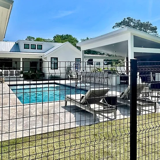 IronCraft Euro 5 ft. H x 6 ft. W Black Powder-Coated Steel Fence Panel, photo 3 of 3