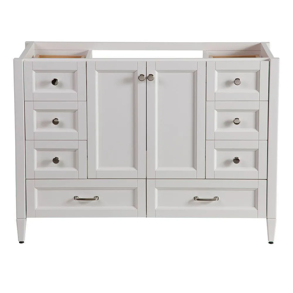Claxby 48 in. W x 34 in H x 22 in. D Bath Vanity Cabinet Only in Chocolate, photo 25 of 33