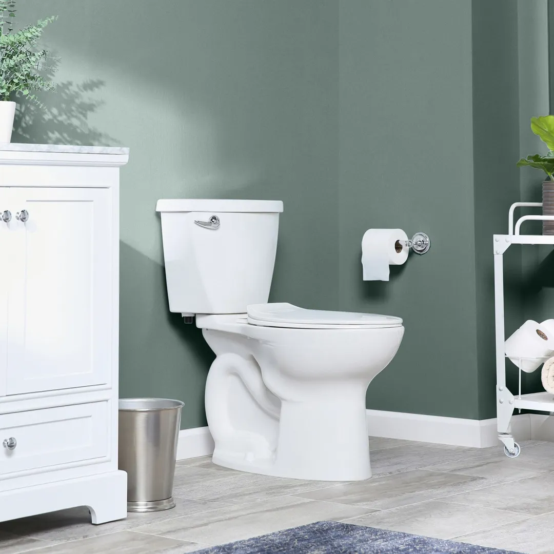 American Standard Cadet 3 White Elongated Chair Height 2-Piece Toilet, 12-in Rough-In (ADA Compliant), photo 10 of 13