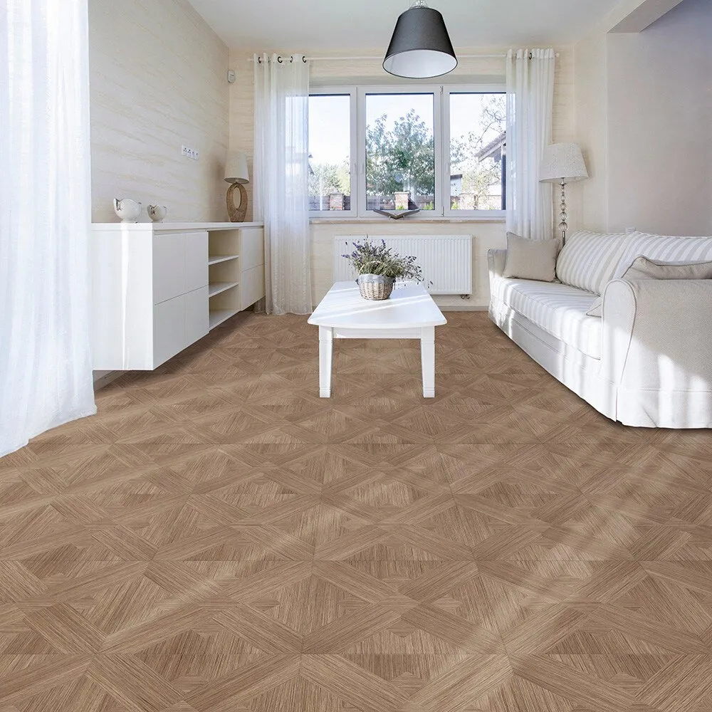 Perfection Floor Tile Bordeaux Wood Collection Bordeaux Elm/Satin 20-in x 20-in Water Resistant Interlocking Luxury Flooring (16.7-sq ft), photo 2 of 5