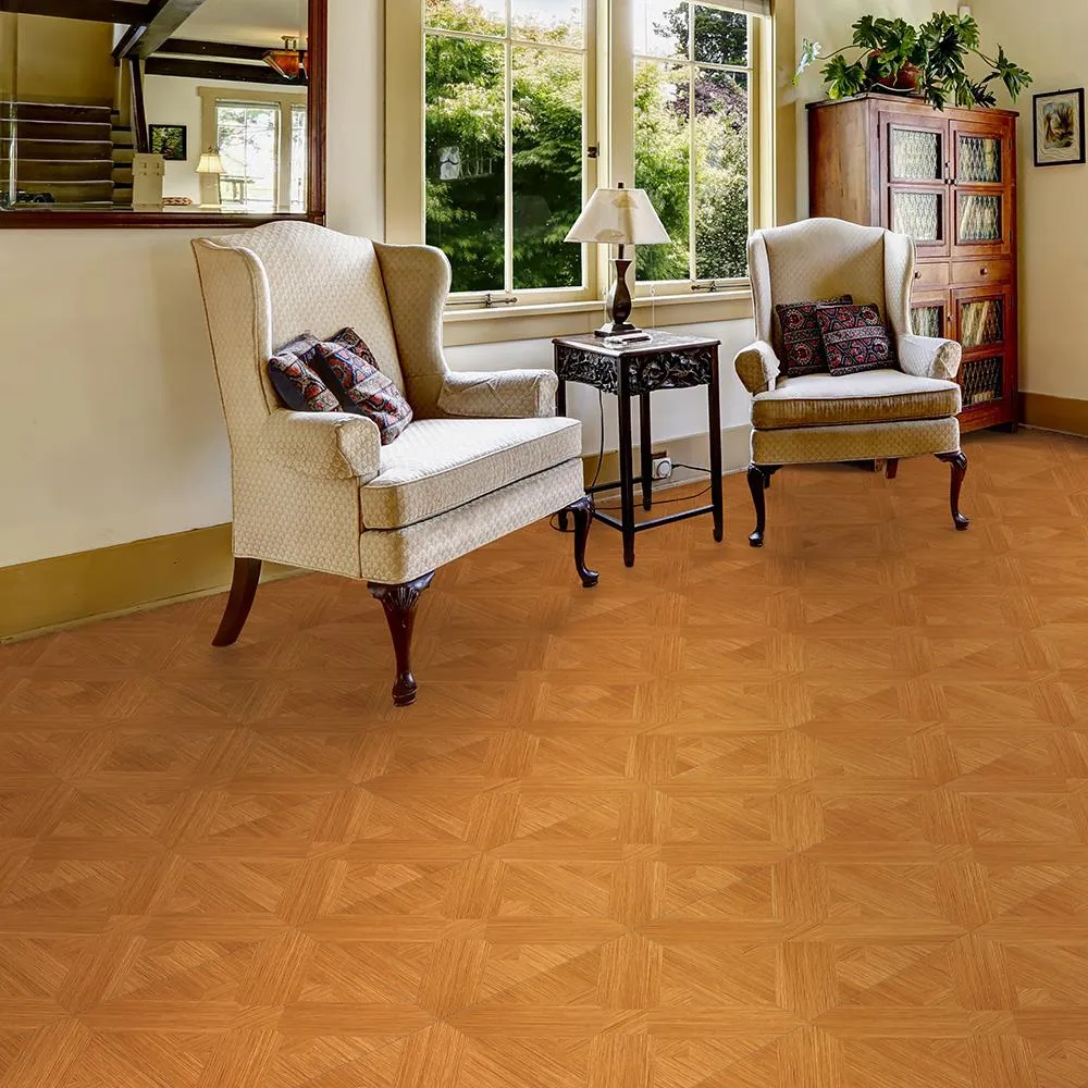 Perfection Floor Tile Bordeaux Wood Collection Bordeaux Maple/Satin 20-in x 20-in Water Resistant Interlocking Luxury Flooring (16.7-sq ft), photo 2 of 5