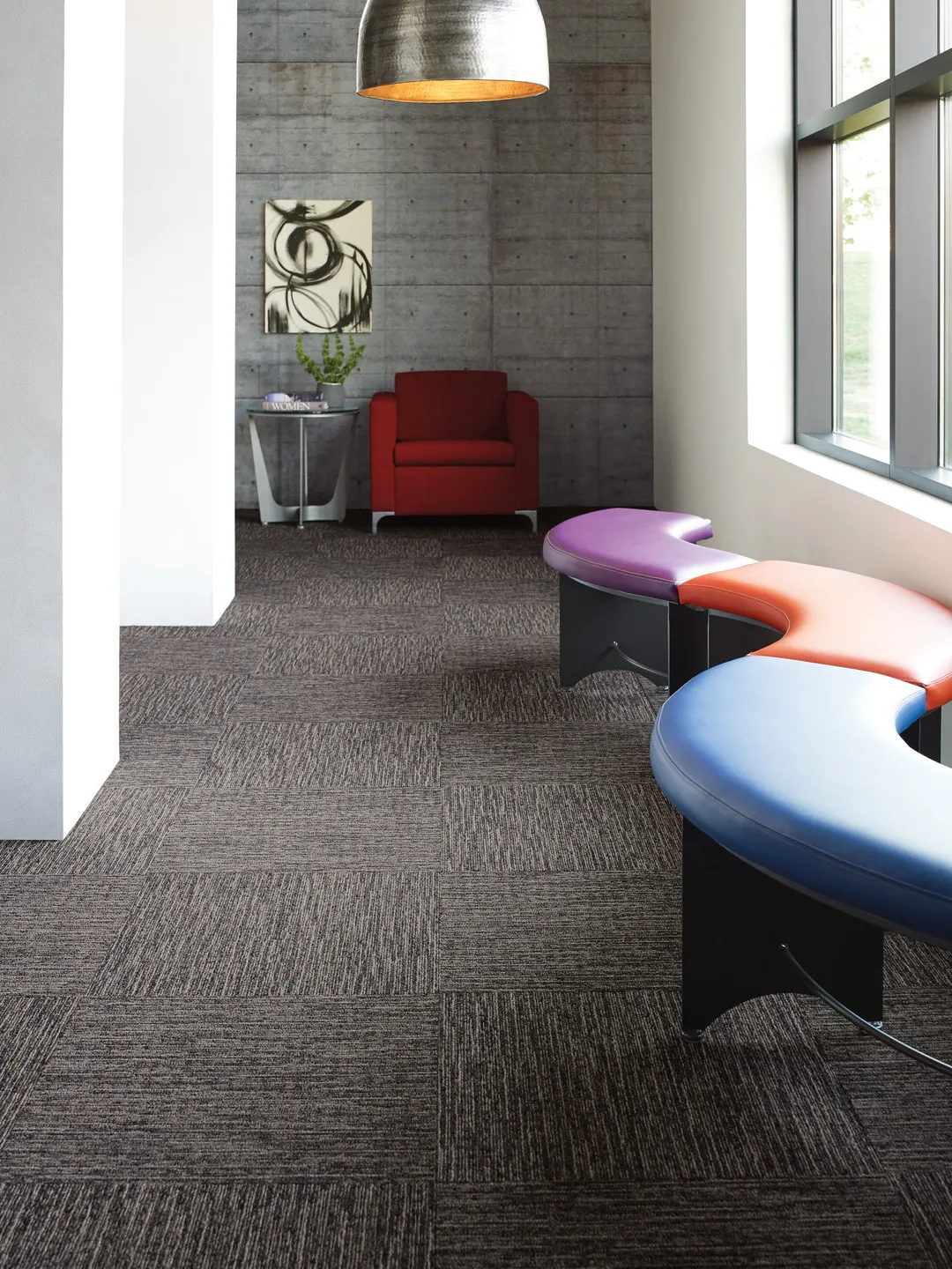 Shaw Fragment 24-in x 24-in Commercial Carpet Tile (79.99-sq ft / Carton), photo 6 of 7