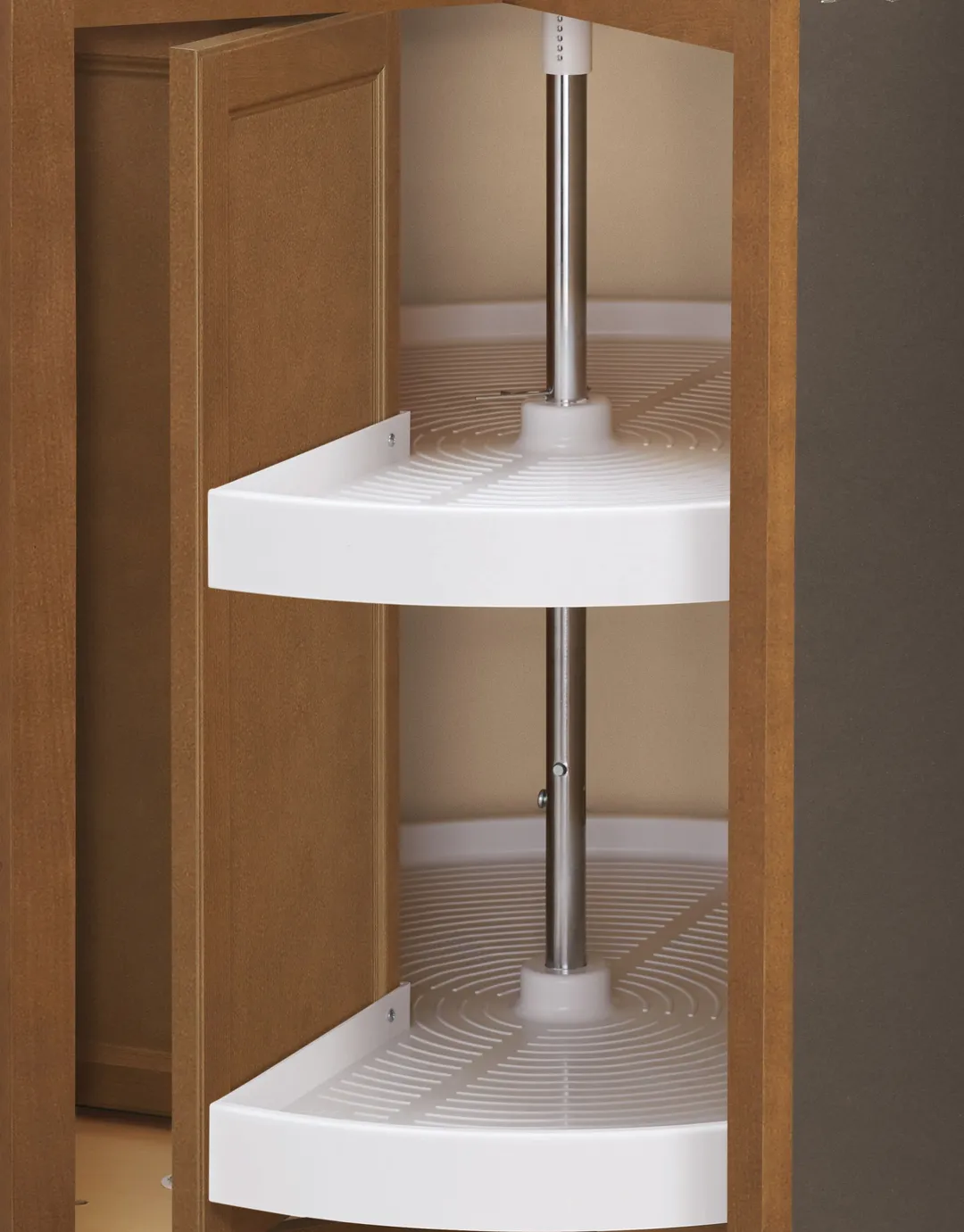 Diamond NOW Weyburn 36-in W x 35-in H x 23.75-in D Saddle Lazy Susan Corner Base Stock Cabinet, photo 2 of 5
