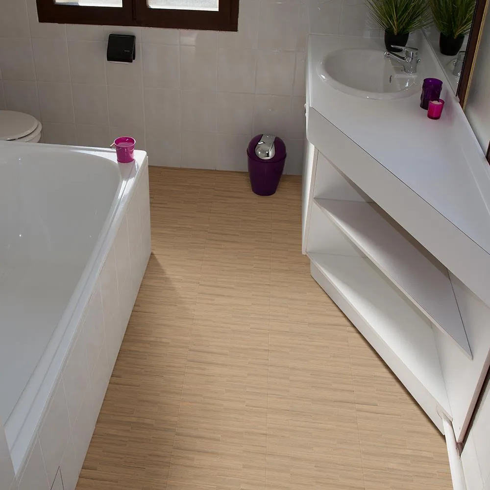 Perfection Floor Tile Mystic Plank Collection 0.05-mil 20-in W x 20-in L Interlocking Vinyl Tile, photo 2 of 6