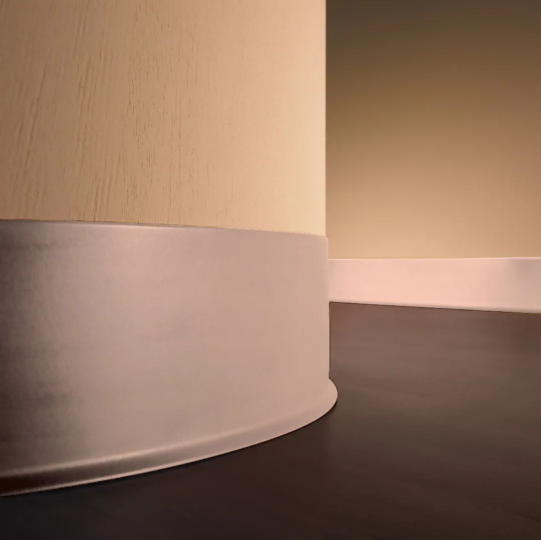 Flexco Taupe 0.125-in T x 4-in W x 48-in L Vinyl Wall Base, photo 2 of 3