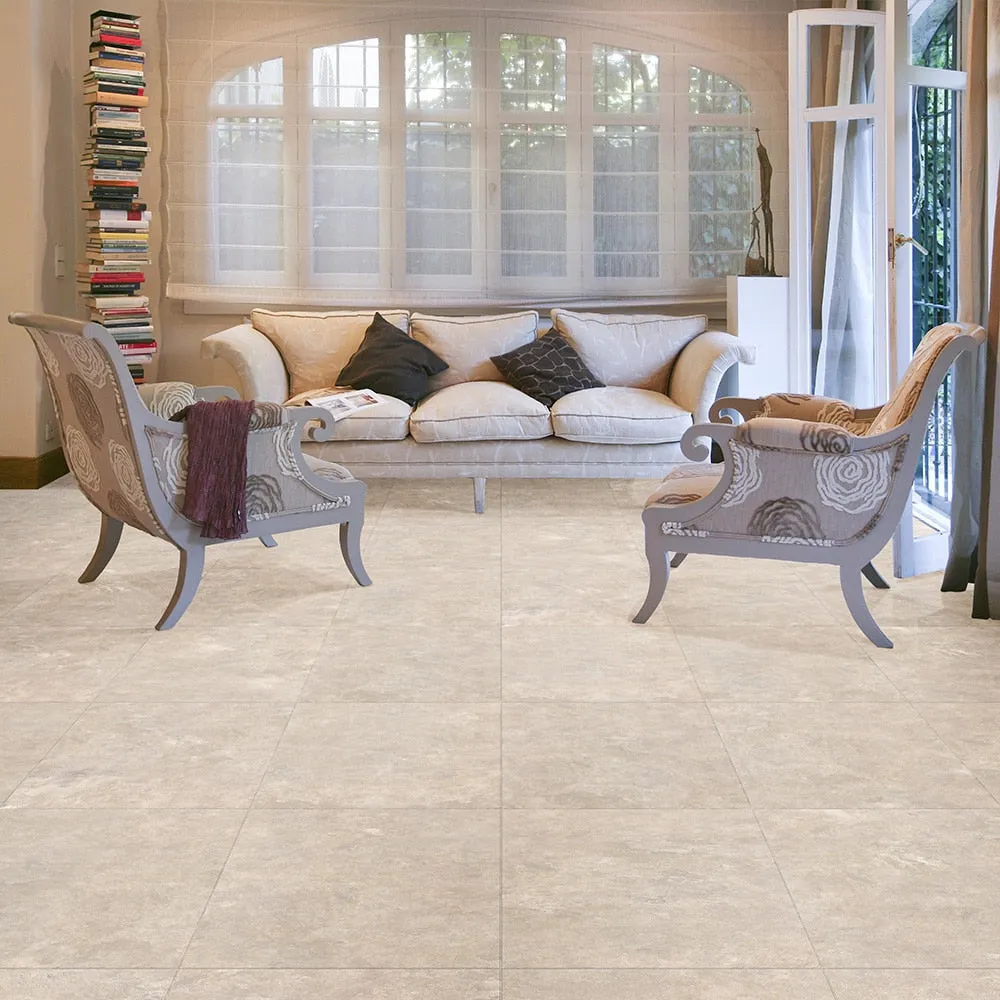 Perfection Floor Tile Field Stone/Satin 0.05-mil x 20-in W Click Lock Stone look Luxury Vinyl Tile Flooring ( 16.7-sq ft Carton ), photo 3 of 5