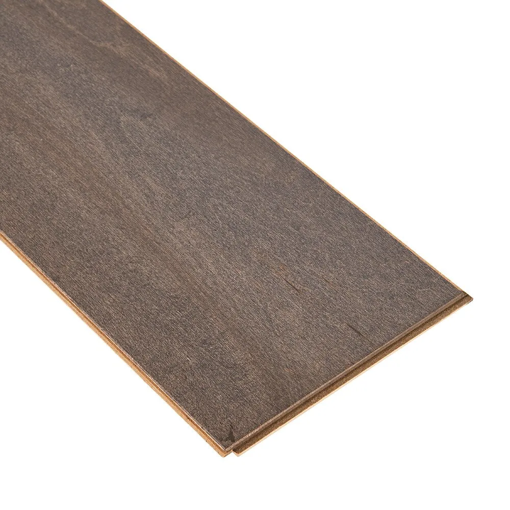 Bruce Nature of Wood Light Brown Maple 6-1/2-in W x 3/8-in T x Varying Length Smooth/Traditional Engineered Hardwood Flooring (39.5-sq ft / Carton), photo 3 of 7