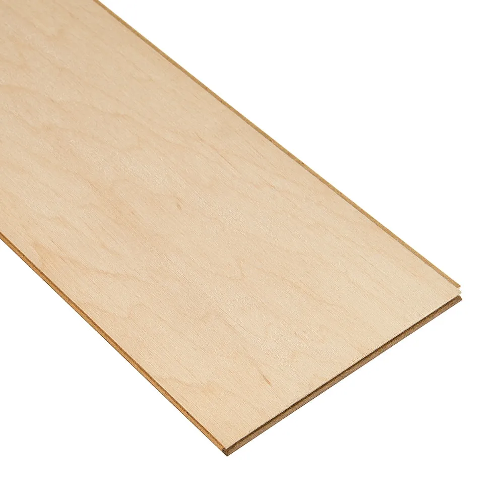 Bruce Nature of Wood Light Brown Maple 6-1/2-in W x 3/8-in T x Varying Length Smooth/Traditional Engineered Hardwood Flooring (39.5-sq ft / Carton), photo 4 of 7