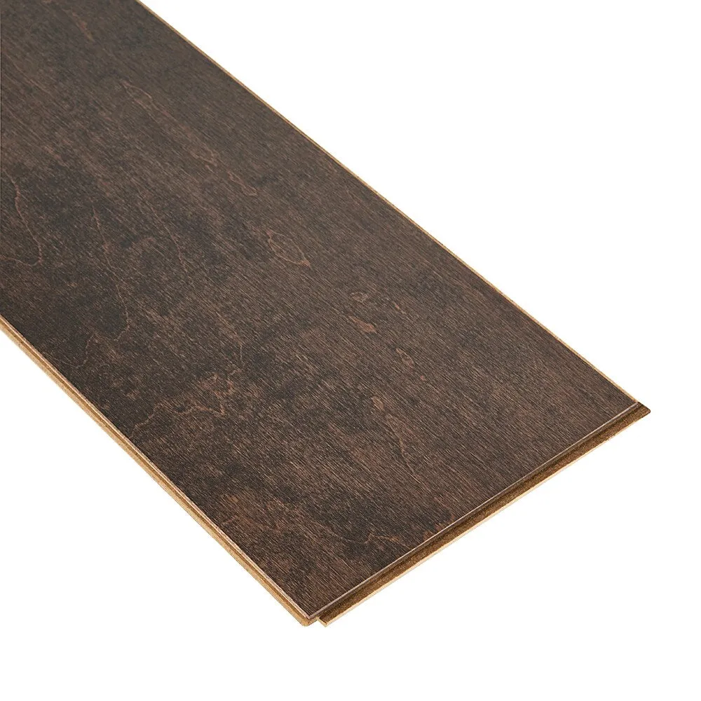 Bruce Nature of Wood Medium Brown Maple 6-1/2-in W x 3/8-in T x Varying Length Smooth/Traditional Engineered Hardwood Flooring (39.5-sq ft / Carton), photo 3 of 7