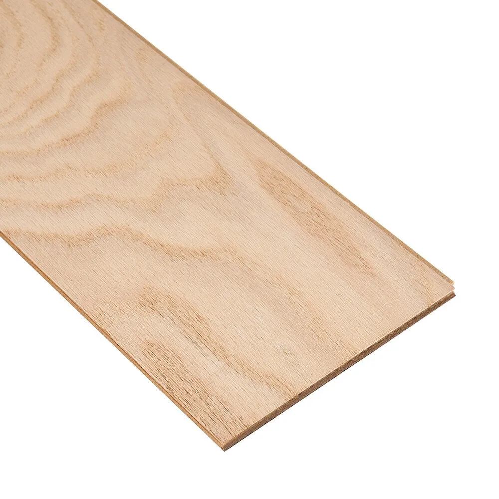 Bruce Nature of Wood Medium Gray Red Oak 6-1/2-in W x 3/8-in T x Varying Length Smooth/Traditional Engineered Hardwood Flooring (39.5-sq ft / Carton), photo 4 of 6