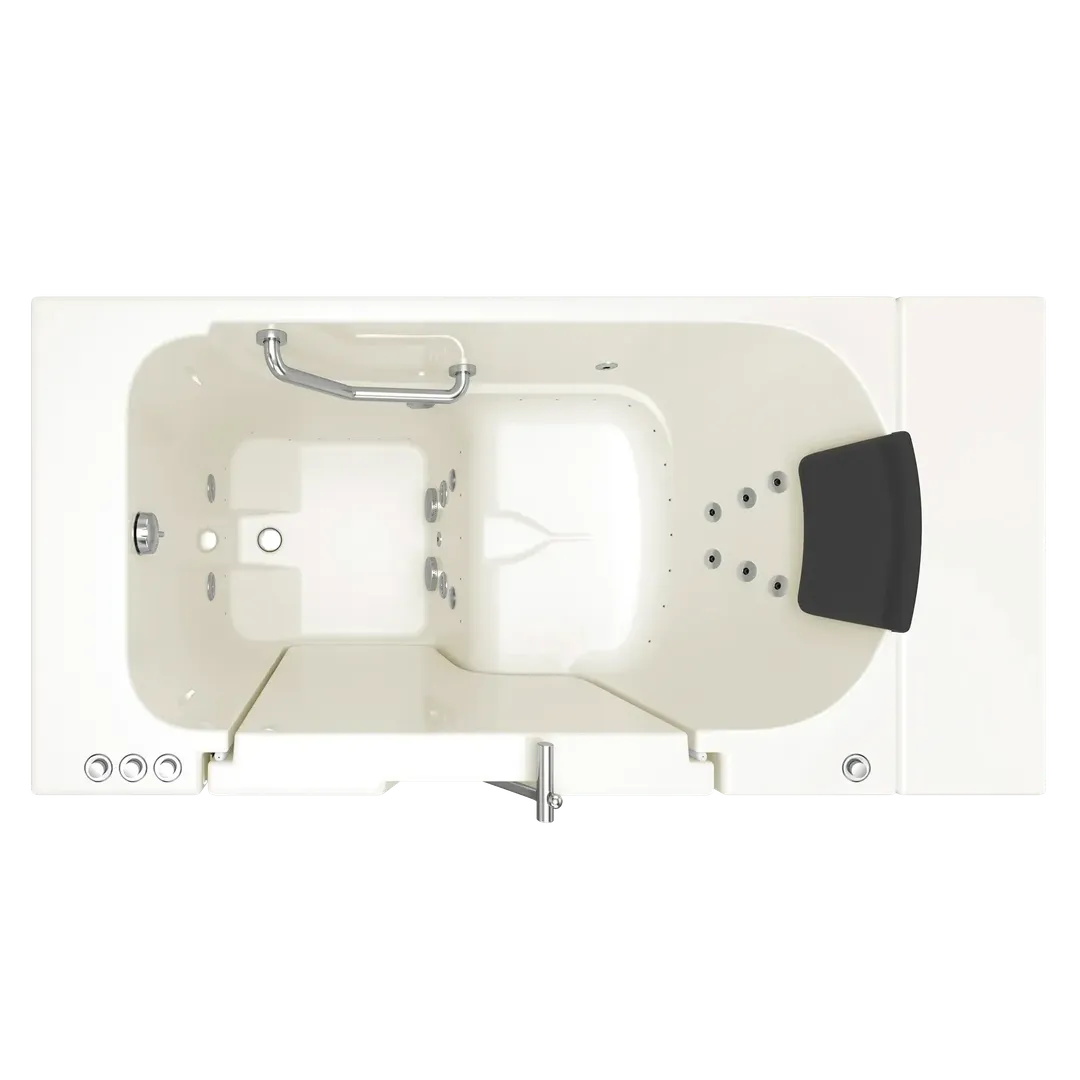 American Standard Gelcoat Premium 52 in. Left-Hand Walk-In Whirlpool and Air Bathtub in White, photo 5 of 9