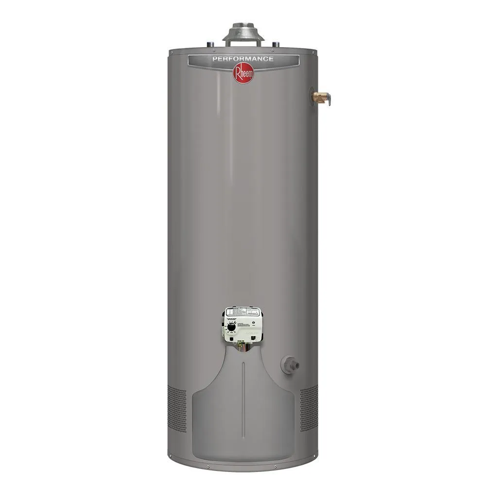 Performance 50 Gal. Short 6-Year 40,000 BTU Ultra Low NOx (ULN) Natural Gas Tank Water Heater, photo 4 of 4