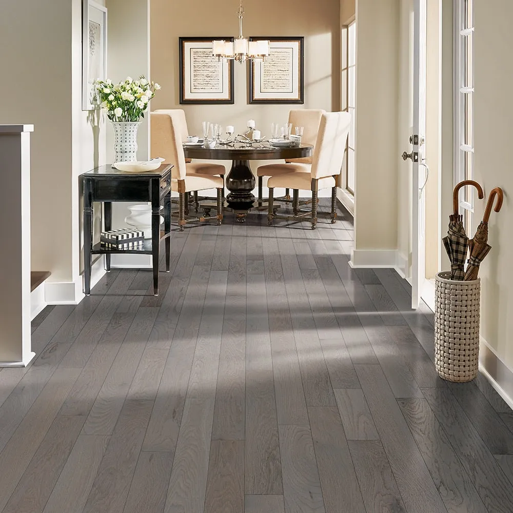 Bruce Nature of Wood Light Gray White Oak 4-in W x 3/4-in T x Varying Length Smooth/Traditional Solid Hardwood Flooring (18.5-sq ft / Carton), photo 2 of 6