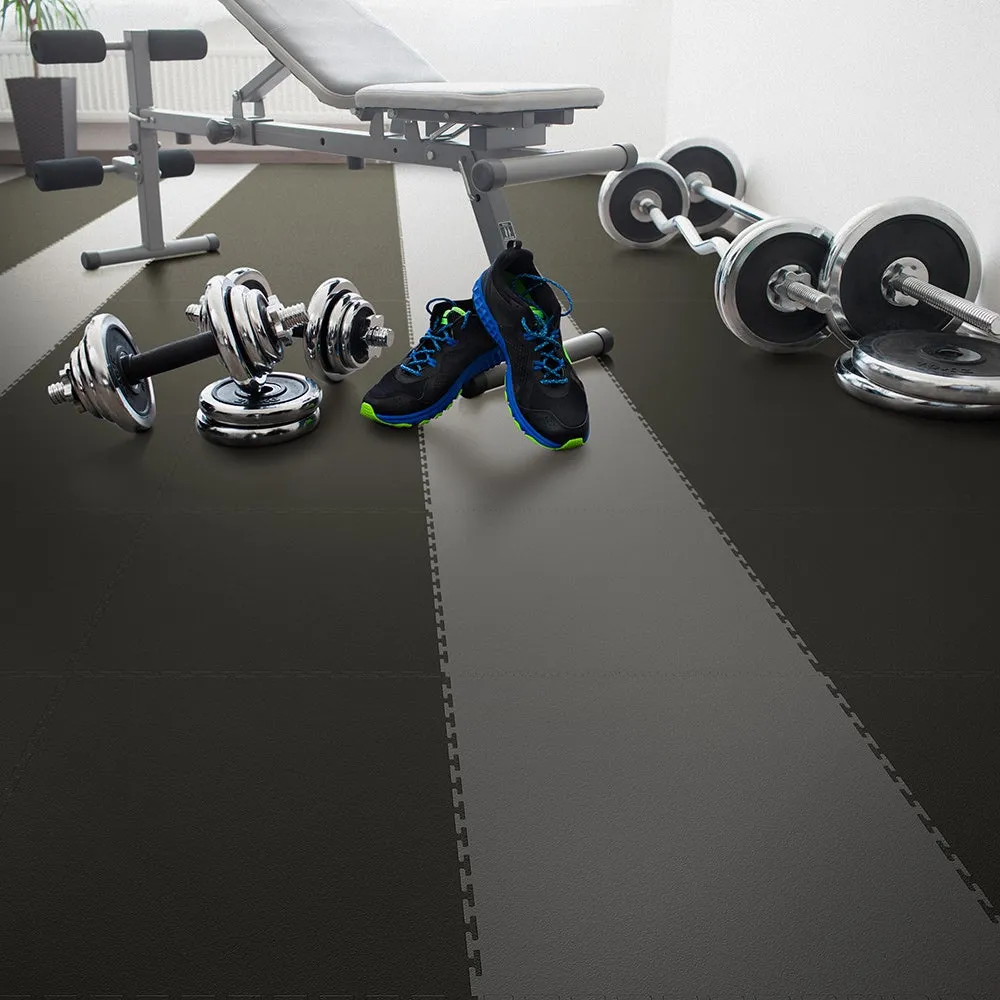 Perfection Floor Tile 20.5-in W x 20.5-in L x 0.28-in T Interlocking Vinyl/Plastic Gym Floor Tile (17.5-sq ft) (6-Pack), photo 3 of 4