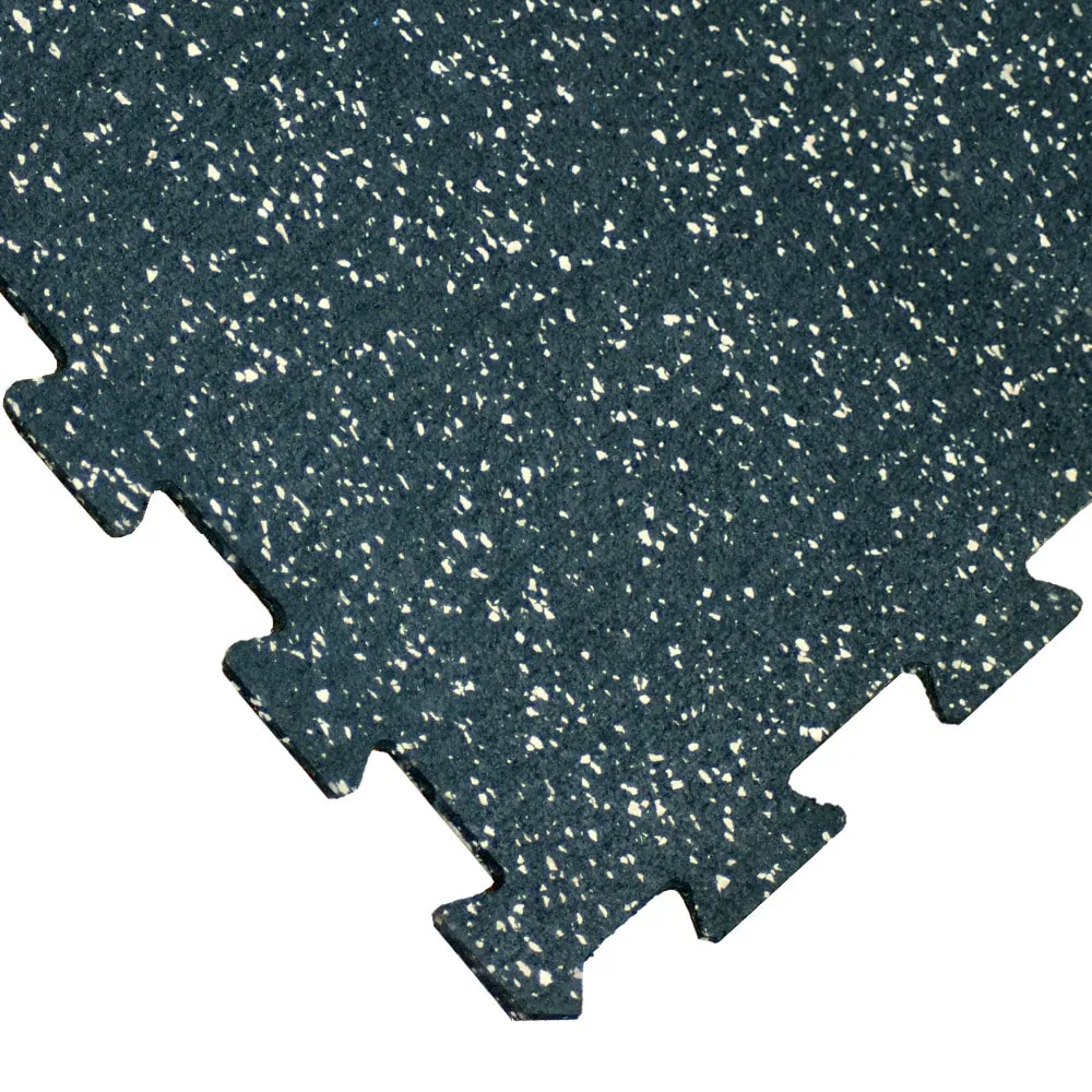 Goodyear Rubber Flooring 20-in W x 20-in L x 0.24-in T Interlocking Rubber Gym Floor Tile (44.44-sq ft) (16-Pack), photo 2 of 12